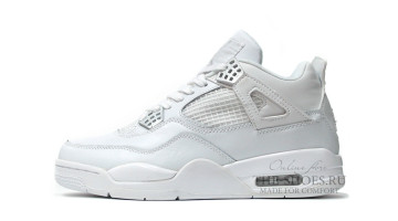 Кроссовки мужские Nike Air Jordan 4 White 25th Anniversary