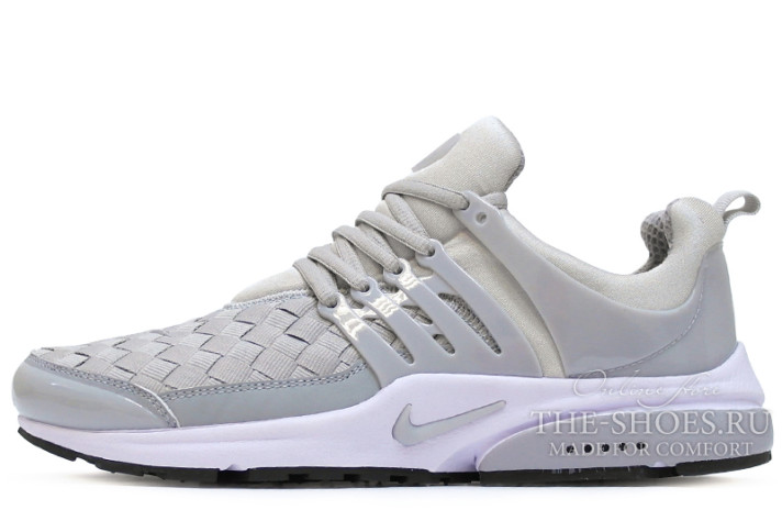 Кроссовки Nike Air Presto SE Woven steel gray 848186-002 серые