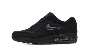  кроссовки Nike Air Max 1 черные, фото 2