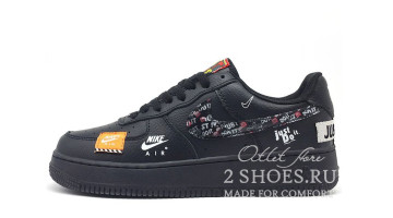 Кроссовки Мужские Nike Air Force Low Just Do It Black