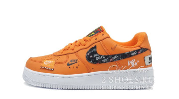Кроссовки женские Nike Air Force Low Just Do It Total Orange