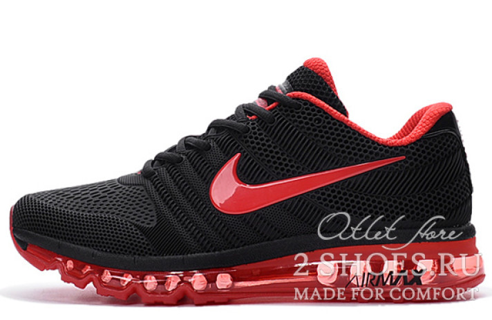 Кроссовки Nike Air Max 2017 KPU Black Red  черные