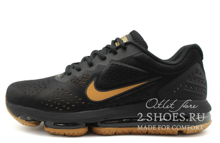 Кроссовки Nike Air Max 2019 Black Gold  черные