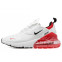 Кроссовки женские Nike Air Max 270 White Red