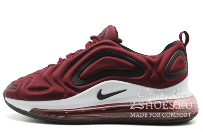 Кроссовки Nike Air Max 720 Maroon Red  бордовые