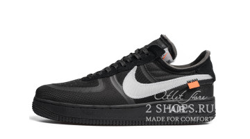 Кроссовки мужские Nike Air Force Low Off White Cone Black