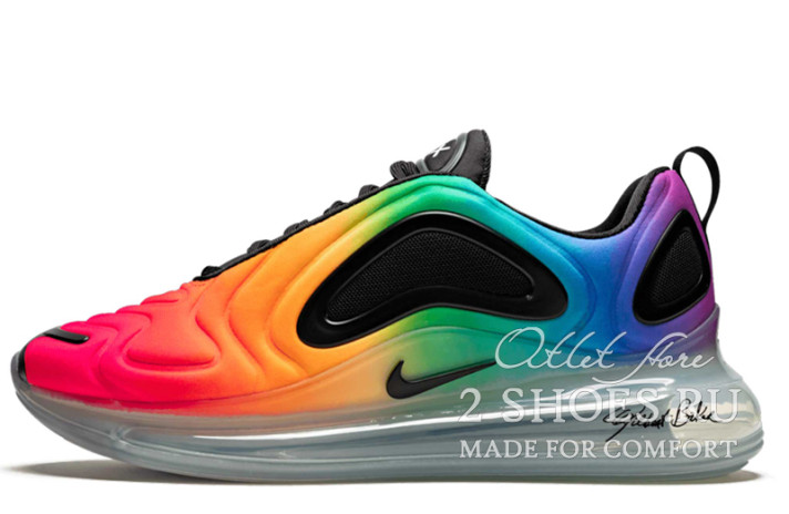 Кроссовки Nike Air Max 720 Be True Pride CJ5472-900 разноцветные, фото 1