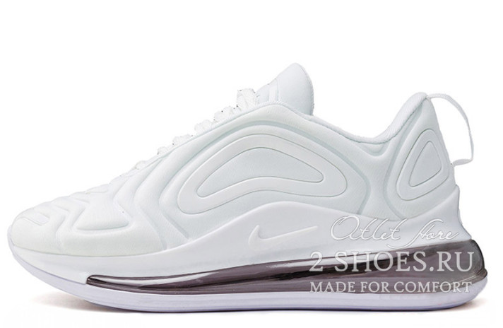 Кроссовки Nike Air Max 720 White Triple  белые