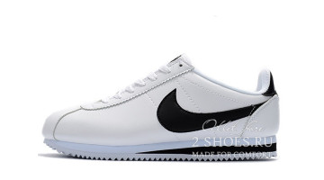 Кроссовки Мужские Nike Cortez Leather White Black