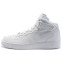 Кроссовки Мужские Nike Air Force Mid Pure White Leather