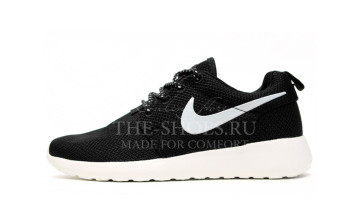  кроссовки Nike Roshe Run черные, фото 1
