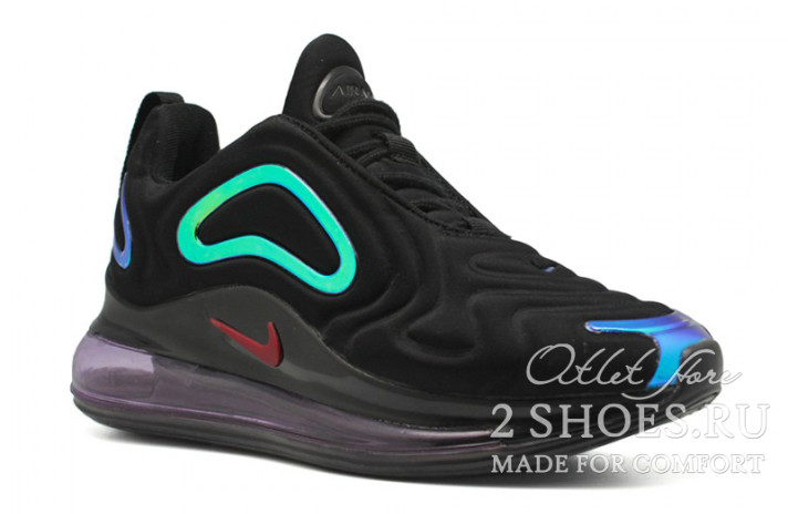Кроссовки Nike Air Max 720 Laser Black Reflective  черные, фото 1