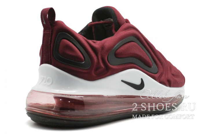 Кроссовки Nike Air Max 720 Maroon Red  бордовые, фото 2