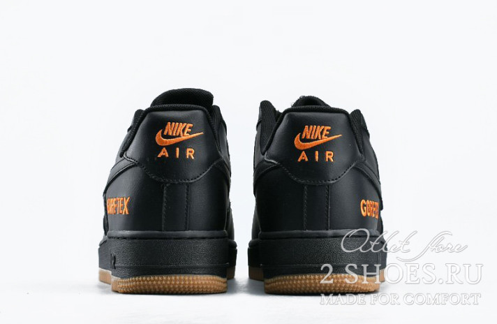 Кроссовки Nike Air Force 1 Low Gore-Tex Black Carbon Ceramic CK2630-001 черные, фото 3