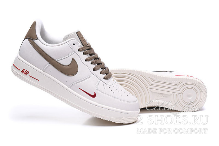 Id white. Nike Air Force 1 Low Premium White Brown 808788_996. Кроссовки Nike Air Force 1 Low ID White Brown Red. Nike Air Force 1 Low White Brown 808788-996. 808788-996 Nike Air Force.