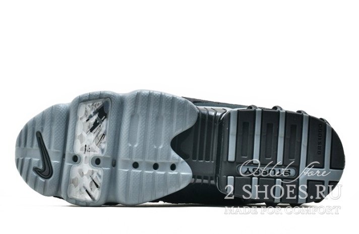 Кроссовки Nike Air Zoom Spiridon Cage 2 Stussy Black Cool Grey CQ5486-001 черные, фото 4