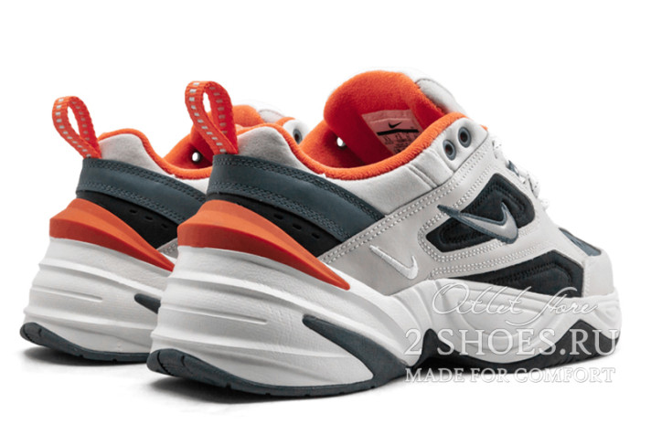 Кроссовки Nike M2K Tekno Light Bone Turf Orange CI2969-001 серые, фото 3