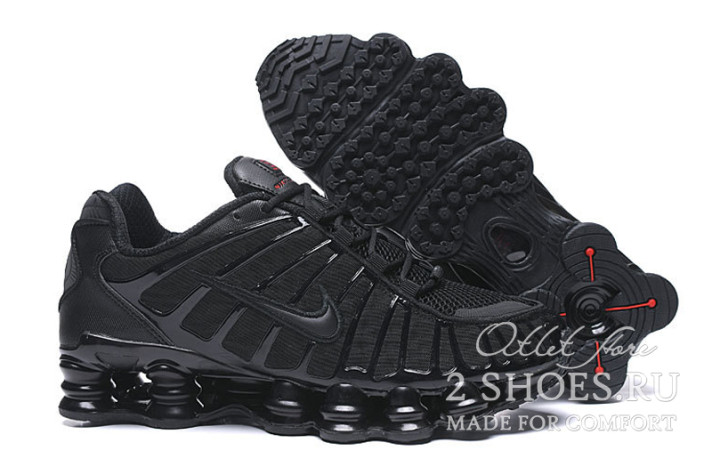 Кроссовки Nike Shox TL Black Hematite BV1127-001 черные, фото 1