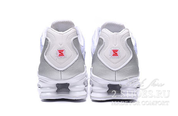 Кроссовки Nike Shox TL White Metallic AV3595-100 белые, фото 2