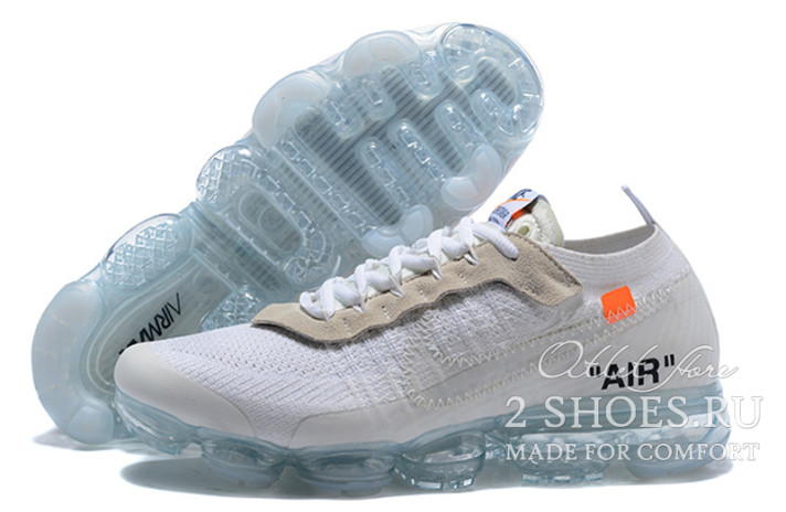 Кроссовки Nike VaporMax Off White AA3831-100 белые, фото 2