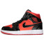 Кроссовки мужские Nike Air Jordan 1 Mid Hot Punch Black