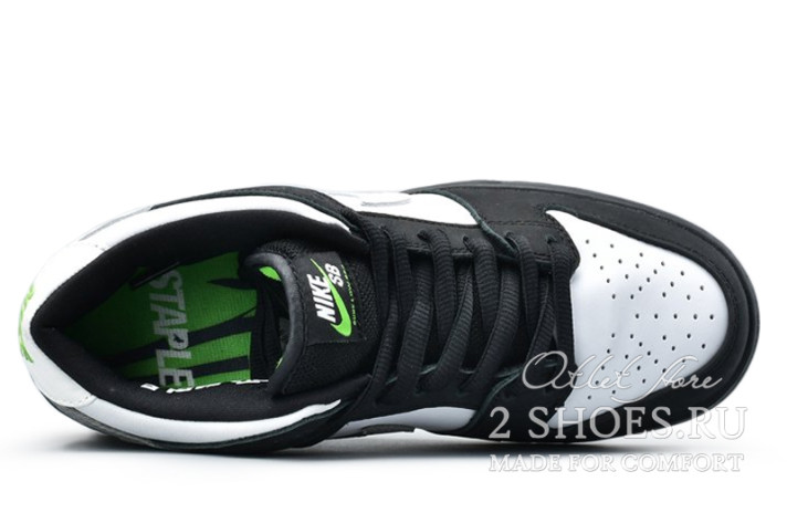 Кроссовки Nike Dunk SB Low Jeff Staple Panda Pigeon BV1310-013 черные, фото 3