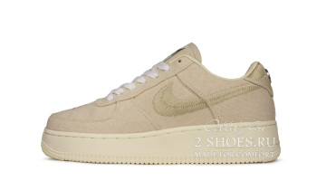 Кроссовки женские Nike Air Force 1 Low Stussy Fossil Stone