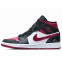 Кроссовки мужские Nike Air Jordan 1 Mid Bred Toe