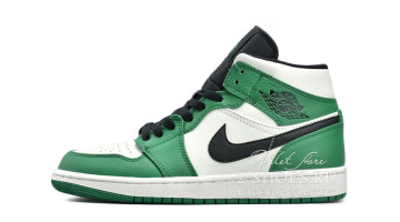 Кроссовки мужские Nike Air Jordan 1 Mid Winter Celtics Green