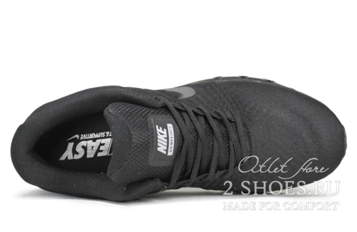 Кроссовки Nike Air Max 2017 Triple Black 849559-004 черные, фото 3