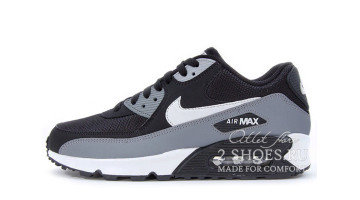 Кроссовки Мужские Nike Air Max 90 Black Cool Grey