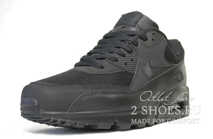 Кроссовки Nike Air Max 90 Essential Black  черные, фото 1