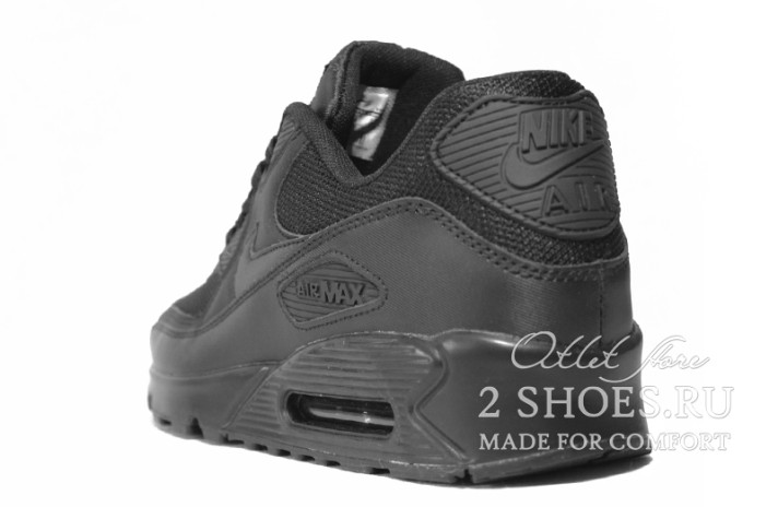 Кроссовки Nike Air Max 90 Essential Black  черные, фото 2