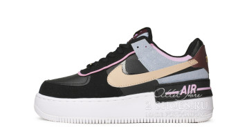Кроссовки Женские Nike Air Force 1 Shadow Black Light Arctic Pink