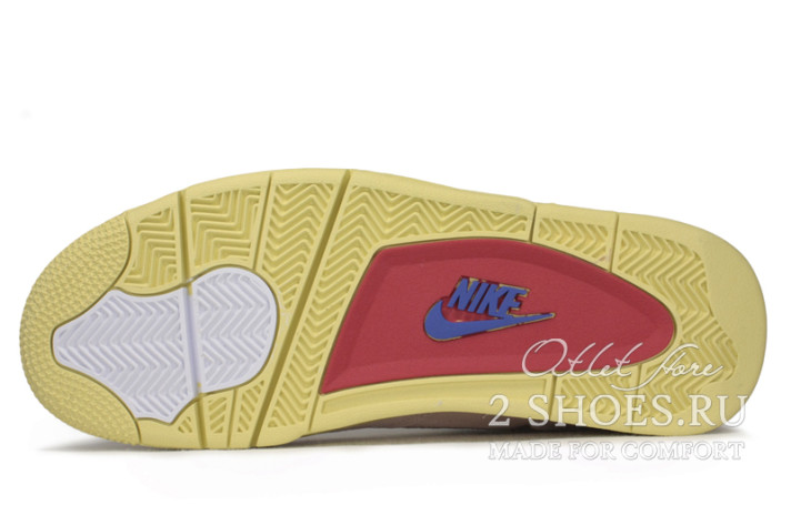 Кроссовки Nike Air Jordan 4 (IV) Union Guava Ice DC9533-800 розовые, фото 4