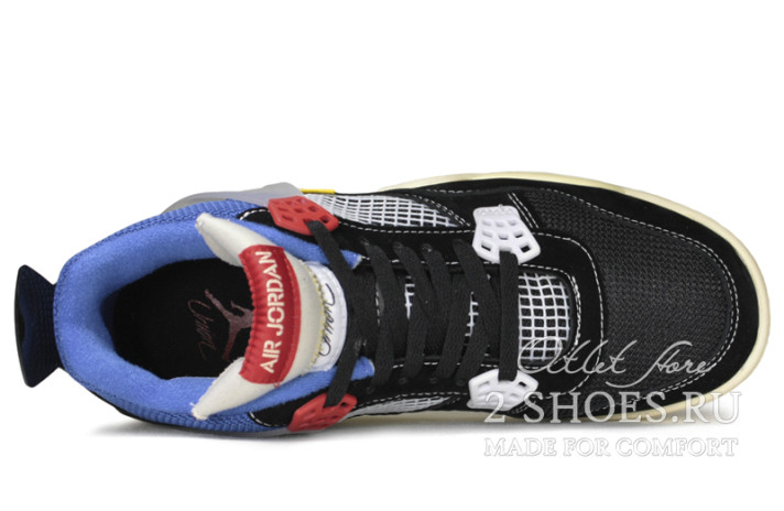 Кроссовки Nike Air Jordan 4 (IV) Union Off Noir DC9533-001 черные, фото 3