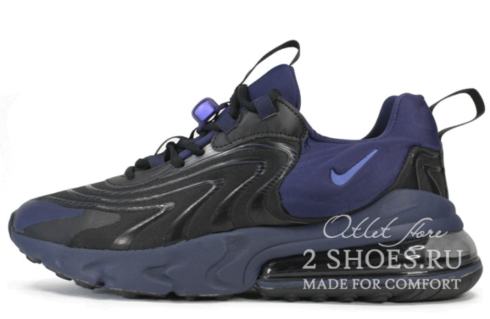 Кроссовки Nike Air Max 270 React Eng Black Sapphire CD0113-001 черные