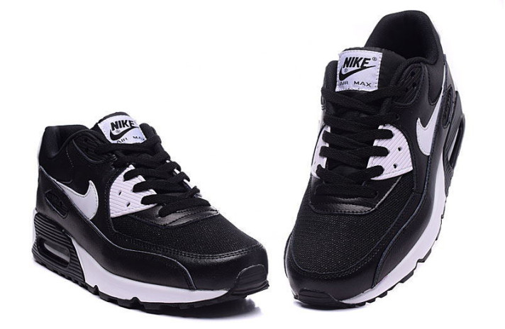 Кроссовки Nike Air Max 90 Essential Black White 616730-023 черные, фото 3