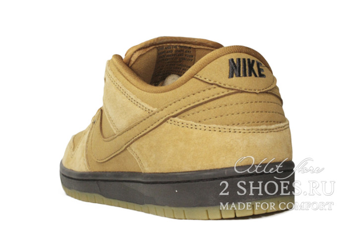 Кроссовки Nike Dunk SB Low Wheat Baroque BQ6817-204 желтые, фото 2
