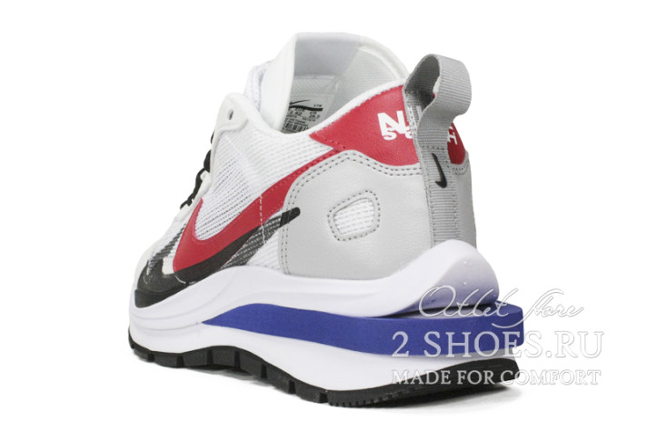 Кроссовки Nike Sacai Vaporwaffle Sport Fuchsia Game Royal CV1363-100 белые, фото 2