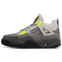Кроссовки женские Nike Air Jordan 4 Retro Grey Neon