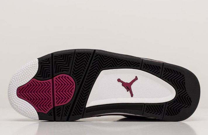 Кроссовки Nike Air Jordan 4 (IV) Retro PSG Paris Saint Germain CZ5624-100 белые, кожаные, фото 4