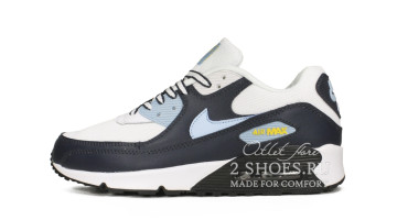 Кроссовки Мужские Nike Air Max 90 Dark Blue White