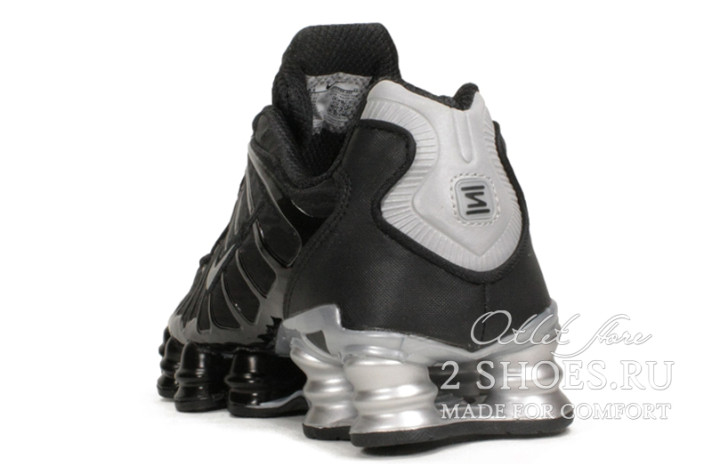 Кроссовки Nike Shox TL Black Grey  черные, фото 2