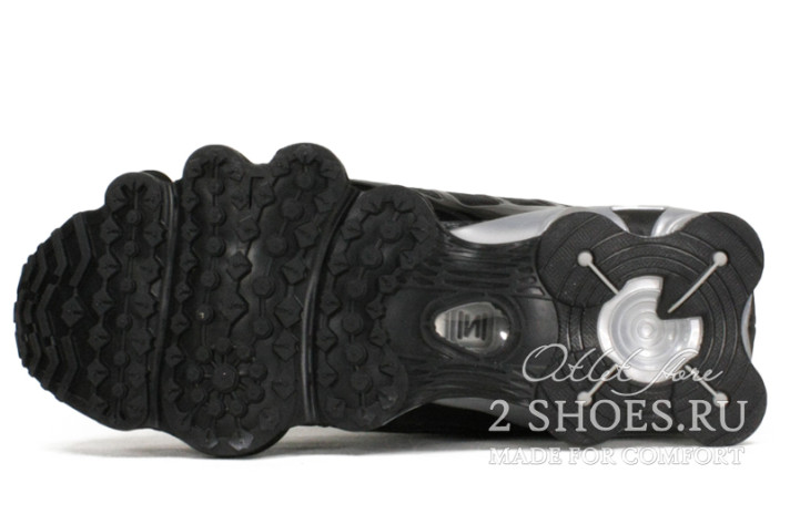 Кроссовки Nike Shox TL Black Grey  черные, фото 4