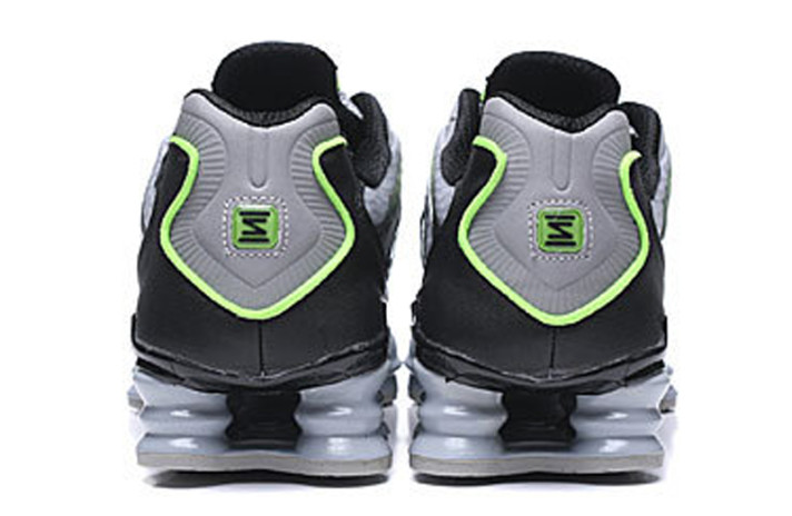 Кроссовки Nike Shox TL Wolf Grey Lime Blast AV3595-005 серые, фото 2