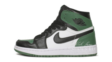 Кроссовки женские Nike Air Jordan 1 High winter Green Black