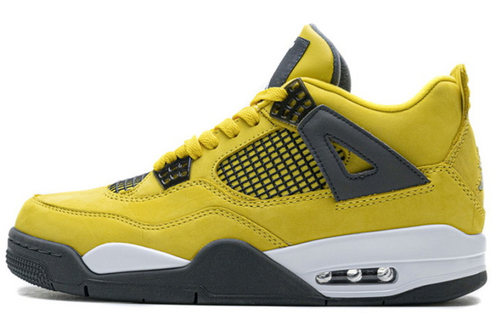 Кроссовки Nike Air Jordan 4 (IV) Tour Yellow Lightning CT8527-700 желтые