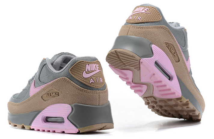 Кроссовки Nike Air Max 90 Vast Pink Wolf Grey CW7483-001 серые, фото 3