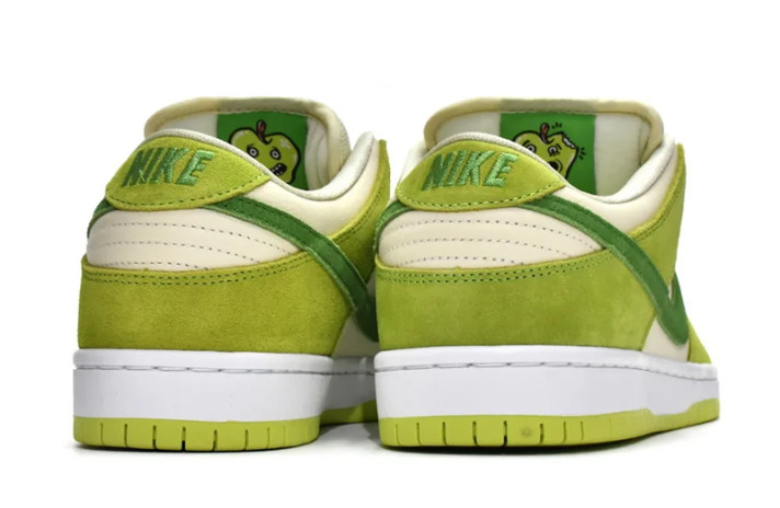 Кроссовки Nike Dunk SB Low Green Apple DM0807-300 зеленые, фото 4